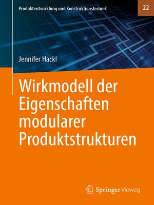 cover image of Wirkmodell der Eigenschaften modularer Produktstrukturen
